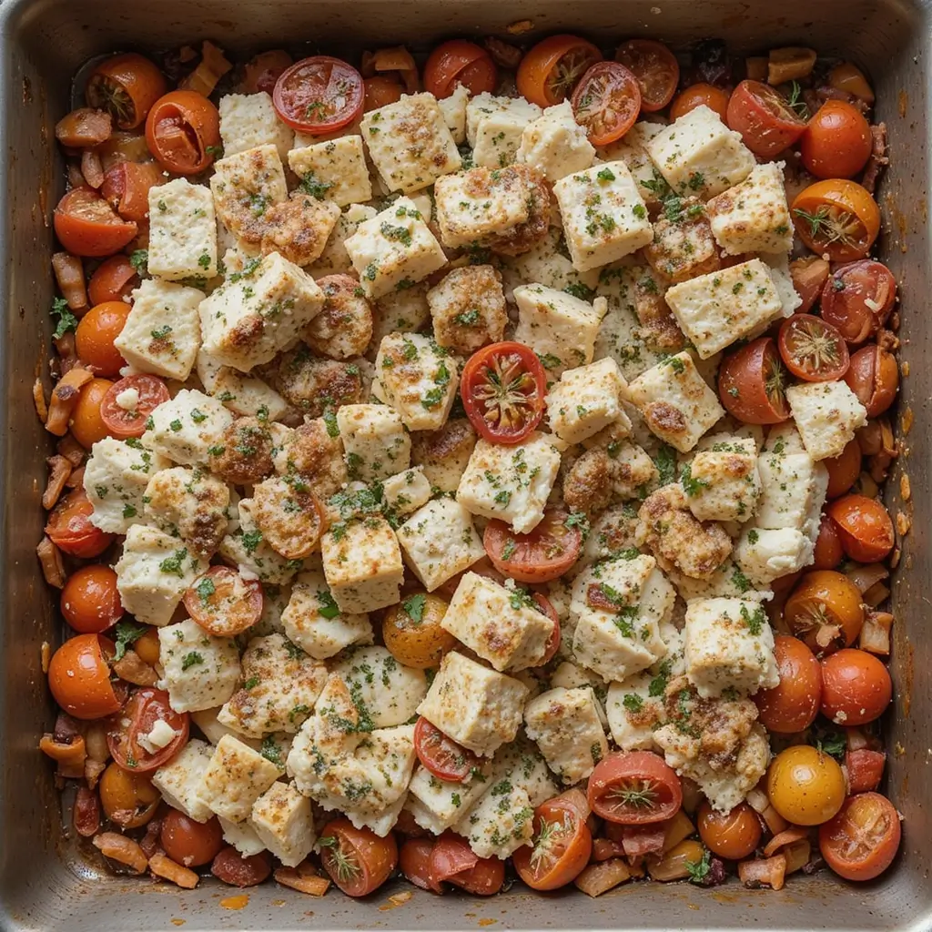 Creamy, roasted tomatoes, and aromatic herbs to perfection. A quick, healthy dish bursting with Mediterranean flavors—perfect for busy mornings or a cozy weekend brunch!